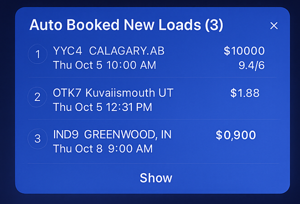 Amazon Relay Dashboard